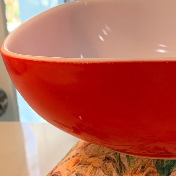 Vintage Pyrex 1950s Red Square Hostess Dish 1.5 Qt - Picture 14 of 15